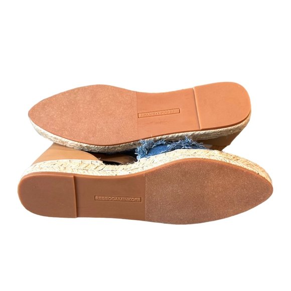 NIB REBECCA MINKOFF VICKY EMBROIDERED ESPADRILLE FLATS - Picture 8 of 8